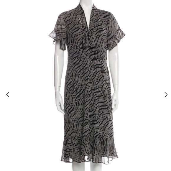 Michael Kors Printed Midi Length Dress - Picture 1 of 6